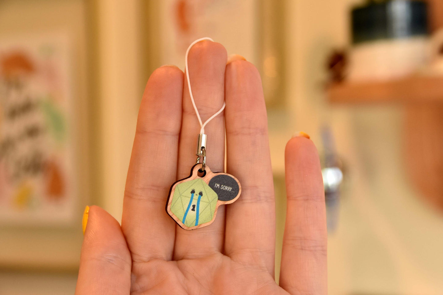 Duality of Dice Phone Charm