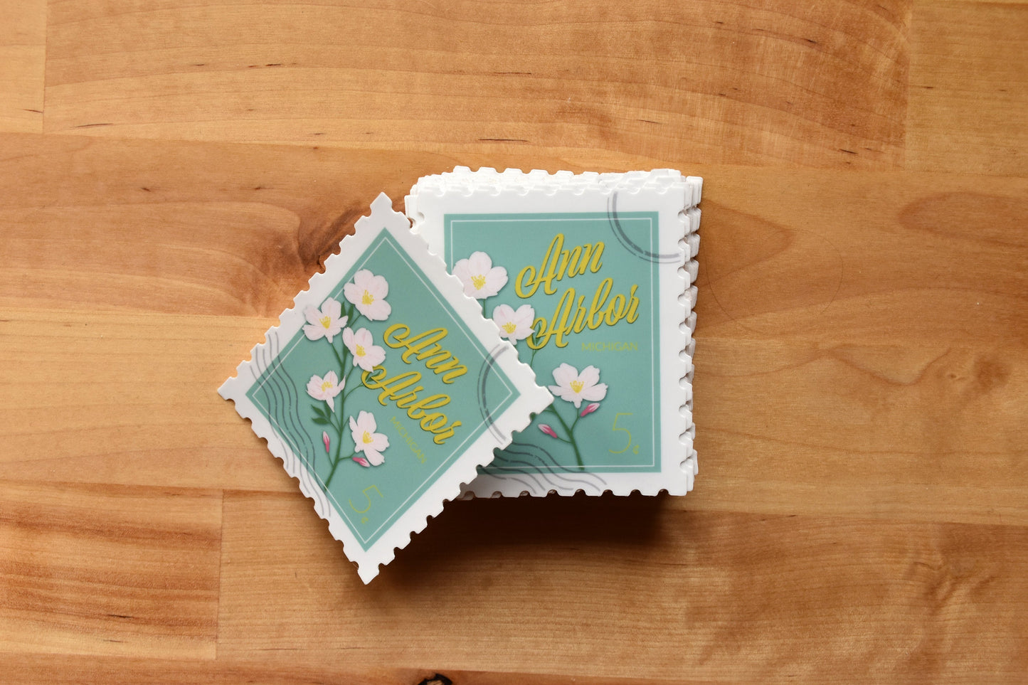 Ann Arbor Stamp Sticker