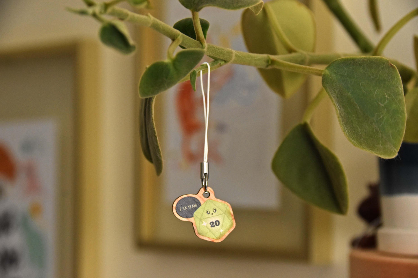 Duality of Dice Phone Charm