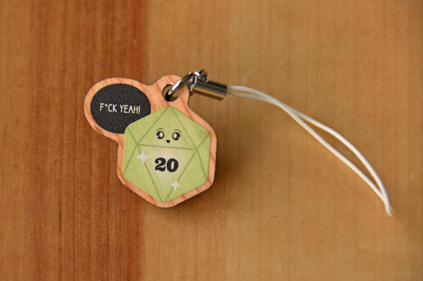 Duality of Dice Phone Charm