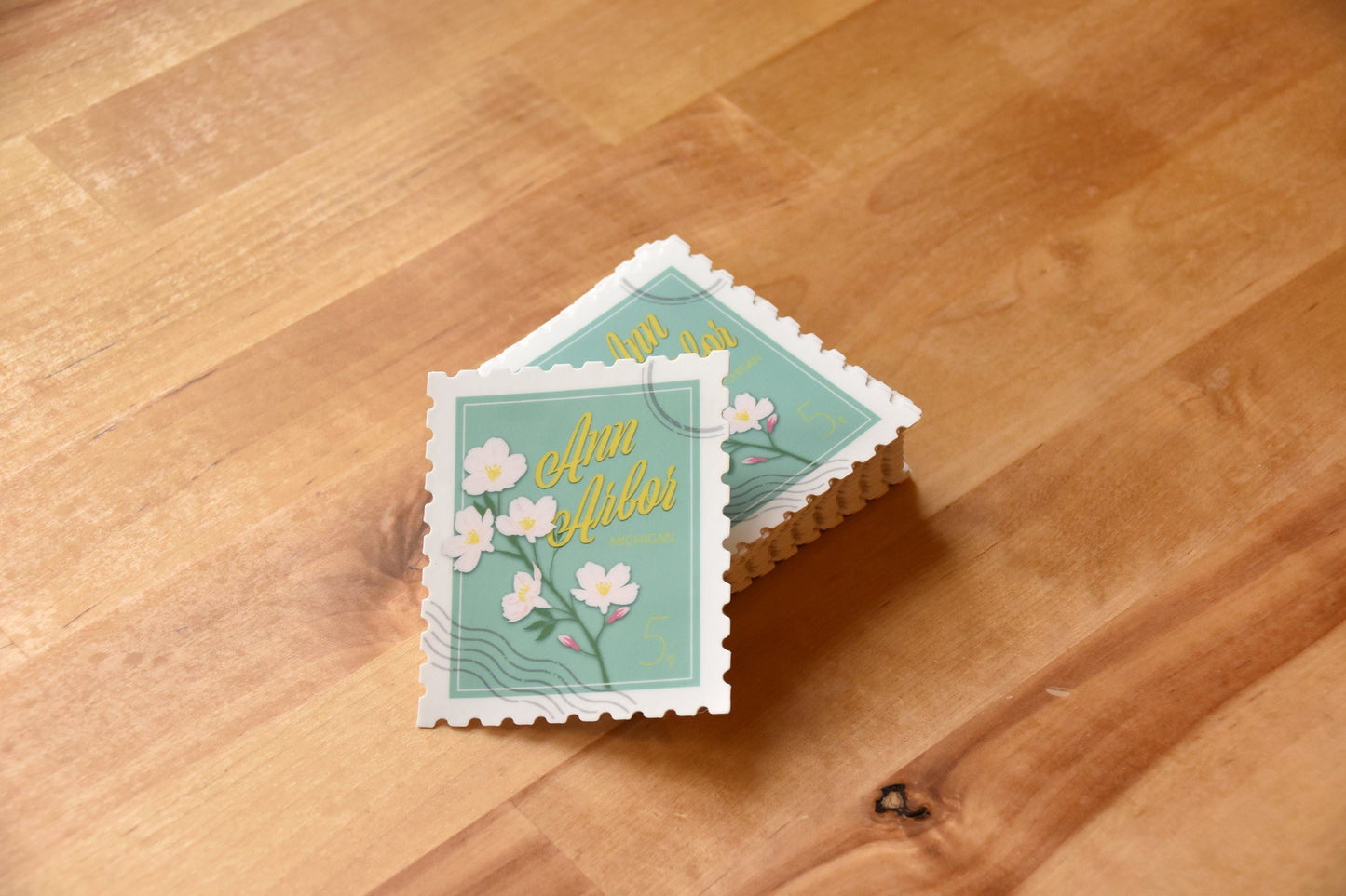 Ann Arbor Stamp Sticker