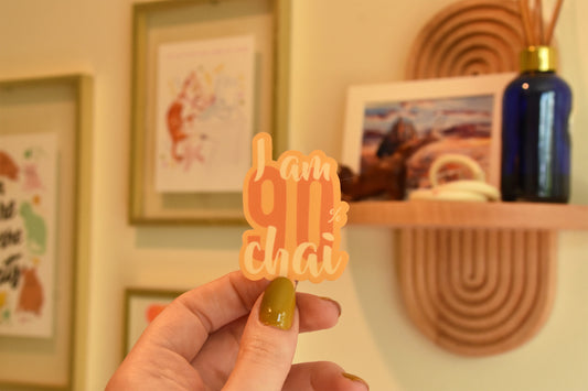 Chai Vinyl Sticker