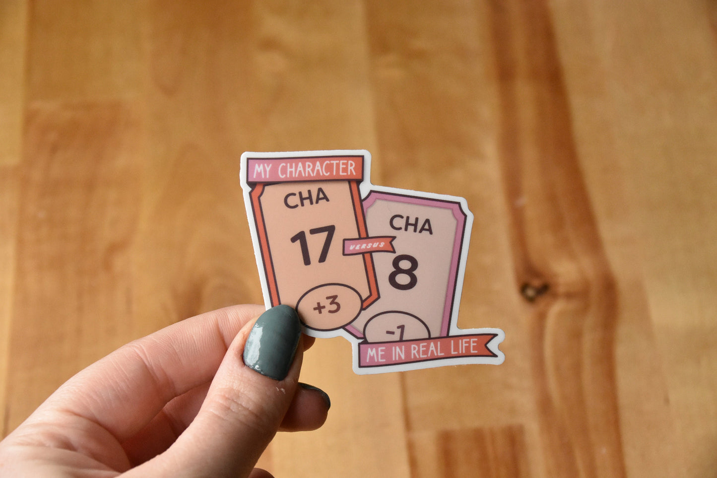 Charisma Check Sticker