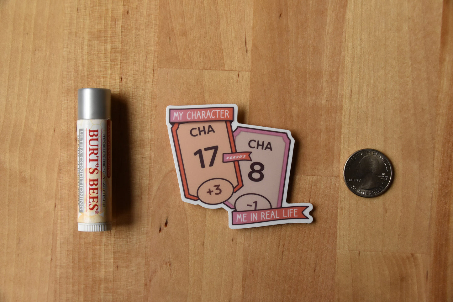 Charisma Check Sticker