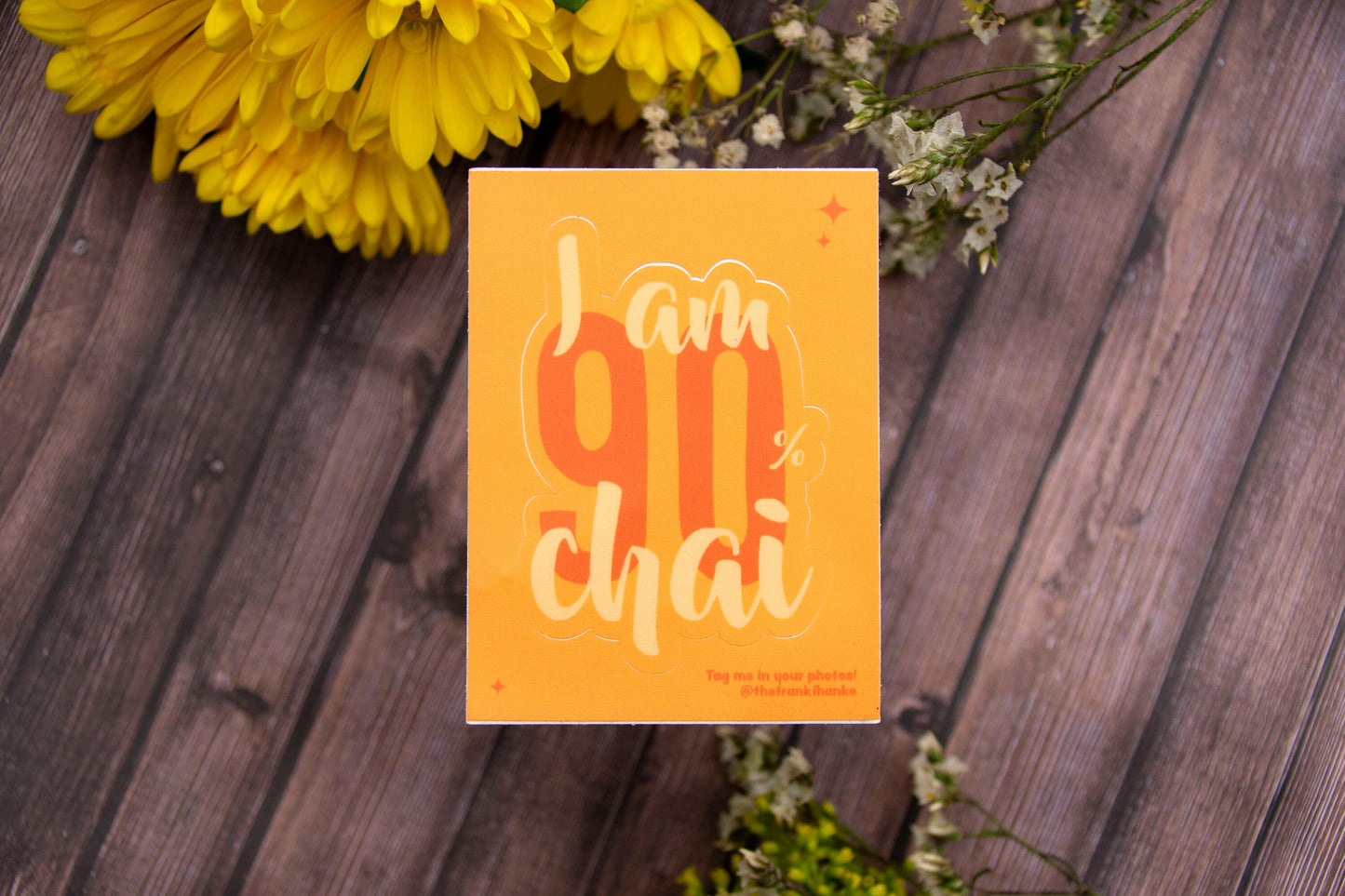 Chai Vinyl Sticker